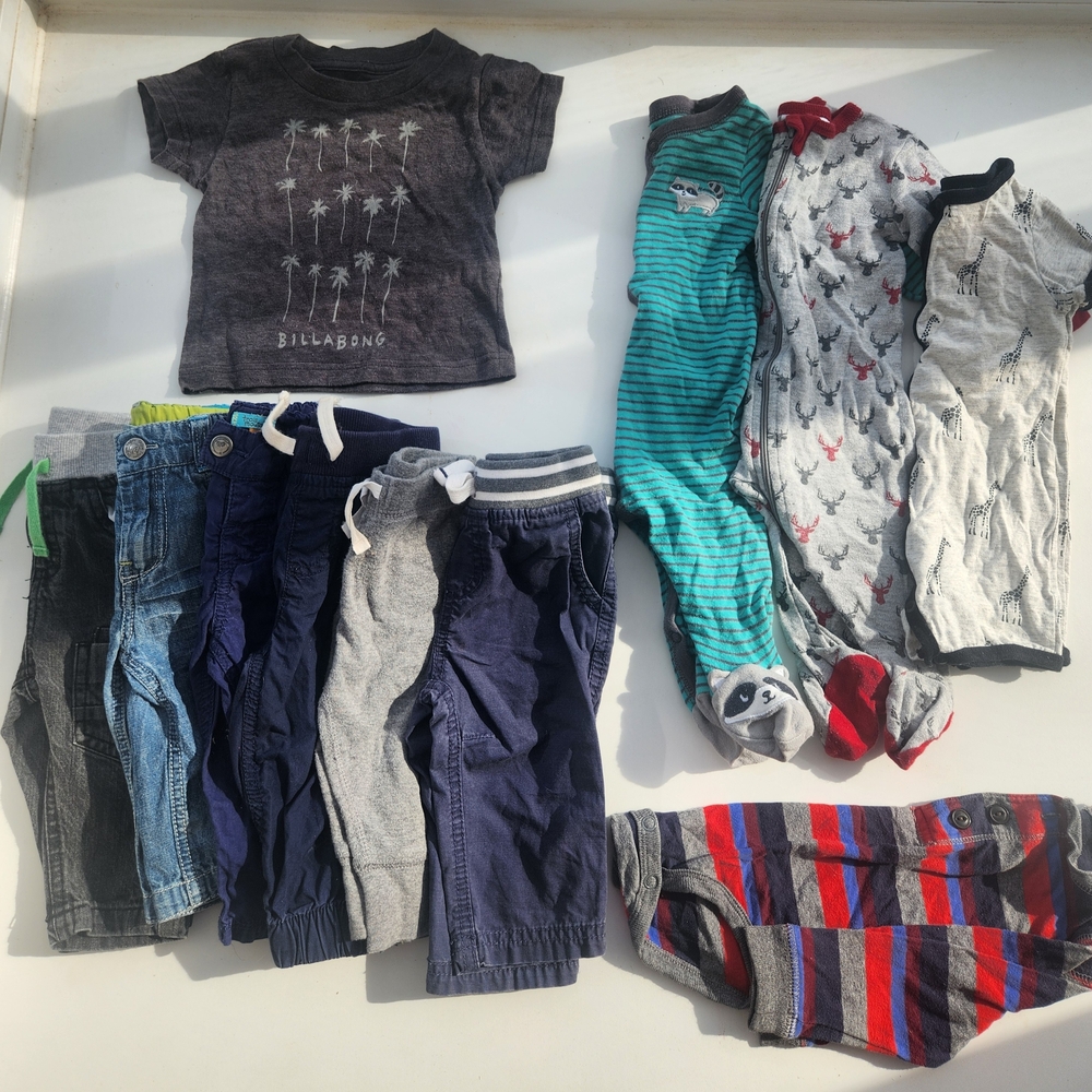 Lot Boys 6 Monts Pyjamas Pants T Shirt